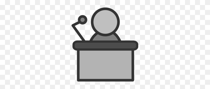 267x297 Podium Cliparts - Microphone Clipart No Background