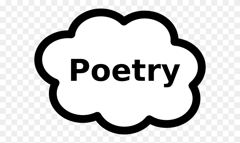 600x443 Poetry Book Sign Clip Art - Rubric Clipart
