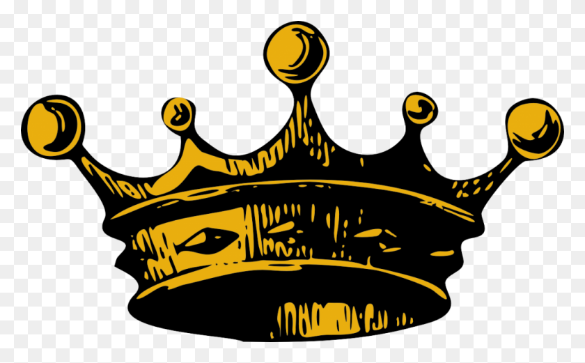 1024x606 Point Crown - Простая Корона Клипарт