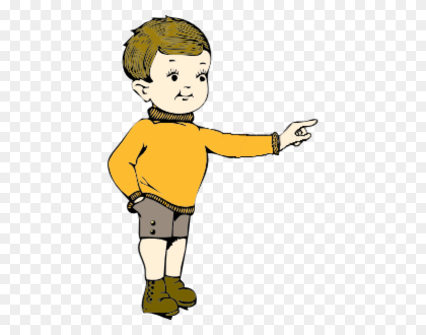 416x600 Pointing Clipart - Boy Playing Soccer Clipart