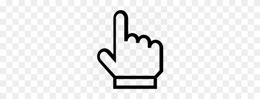 260x260 Pointing Device Clipart - Hand Gestures Clipart