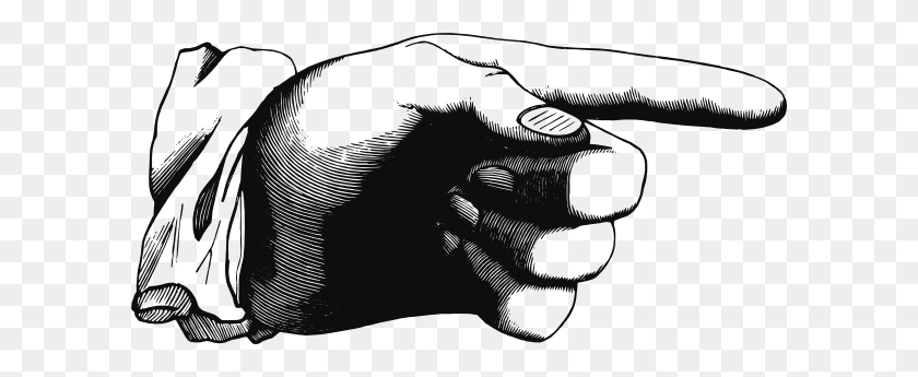 600x285 Pointing Finger Png, Clip Art For Web - Pointing Finger Clipart