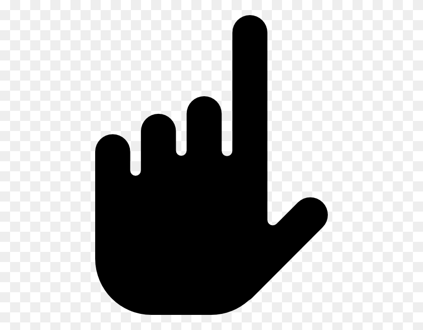 462x595 Pointing Icon Png, Clip Art For Web - Pointing Hand Clipart