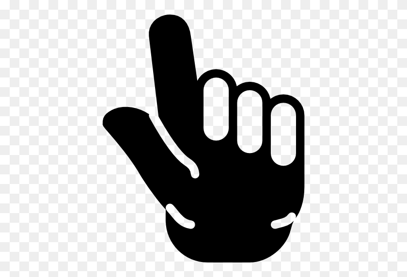 512x512 Pointing Up, Interface, Finger, Gestures, Hand Icon - Finger Point PNG