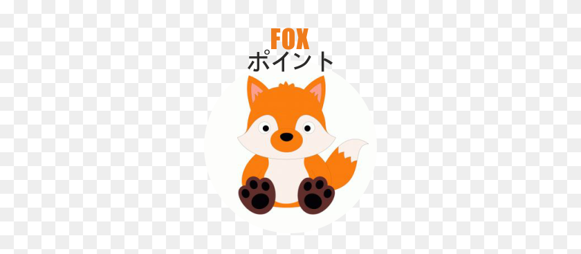 250x307 Points Discover Cute Fox - Cute Fox Clipart