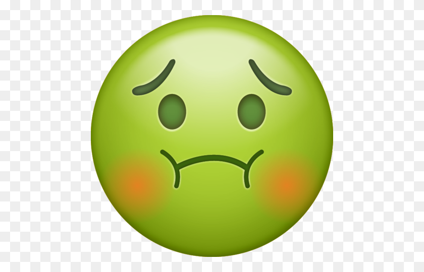 480x480 Poisoned Emoji Png Transparent Background - Omg Emoji PNG
