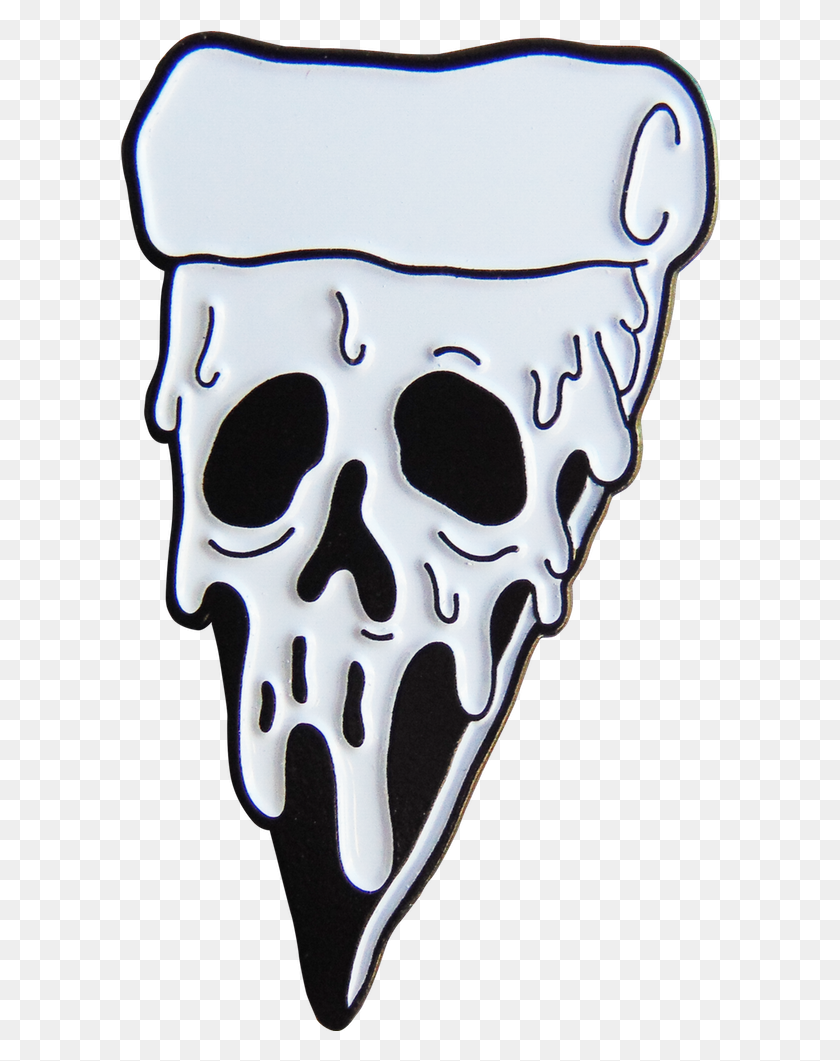 605x1001 Poisoned Pizza Pin - Pizza Clipart
