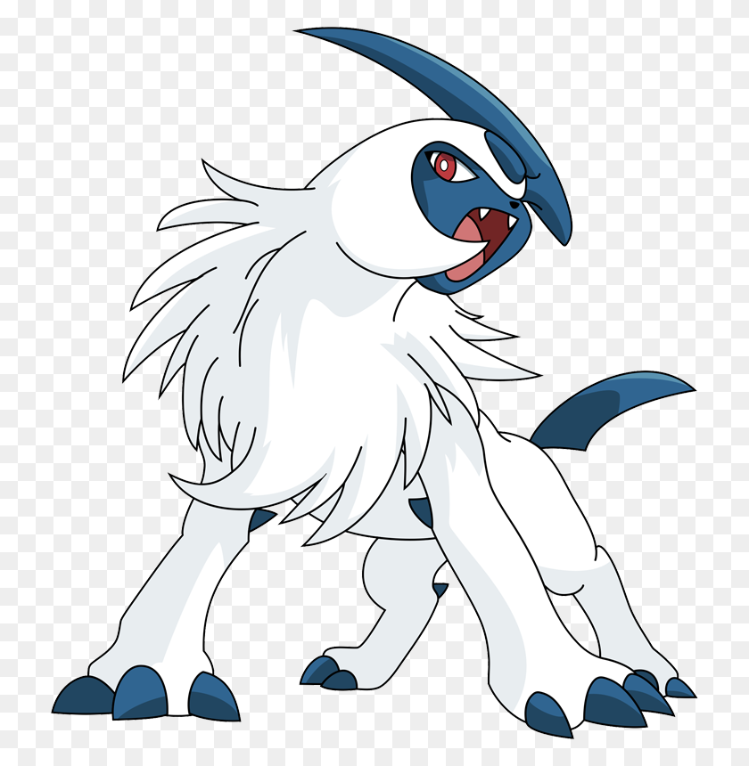 726x800 Pokemon Absol Pokedex Evolution, Moves, Location, Stats - Absol PNG