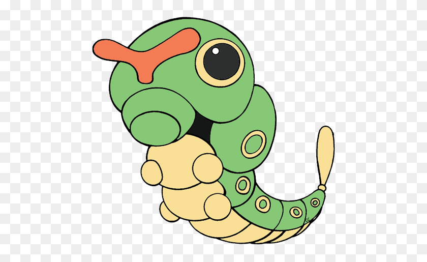 486x455 Imágenes Prediseñadas De Pokemon Imágenes Prediseñadas De Dibujos Animados - Caterpillar Face Clipart