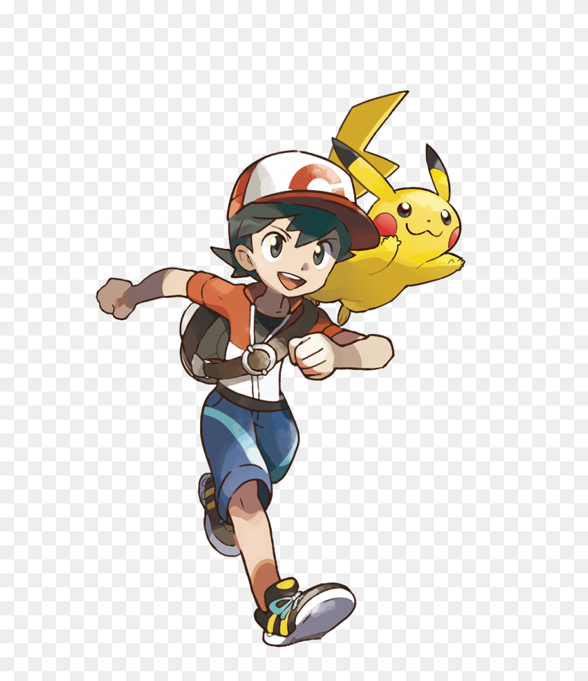 1024x1200 Pokemon Let's Go Entrenador Masculino Obra De Arte Conoce Tu Meme - Entrenador Pokemon Png