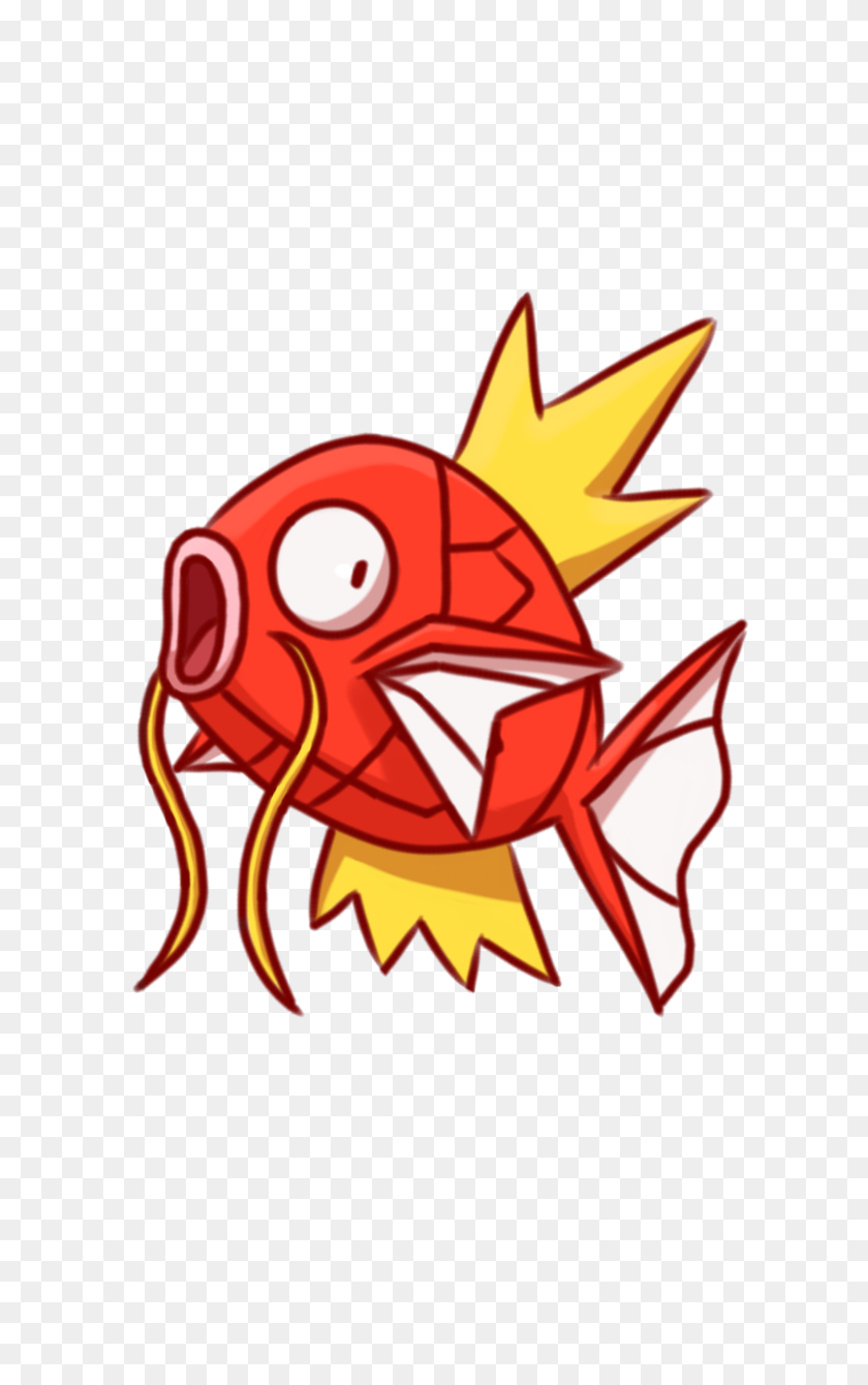 720x1280 Pokemon Magikarp Simple Sticker Myart Splash Dumb Fish - Dumb Clipart