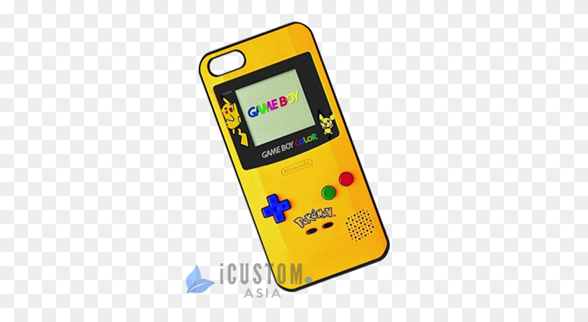 327x400 Покемон Пикачу Game Boy Цветной Чехол Для Iphone На Заказ - Gameboy Png