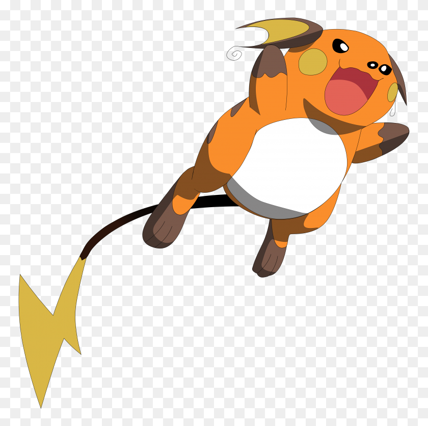 3596x3574 Pokemon Shiny Raichu, Shiny Alolan Raichu - Raichu PNG