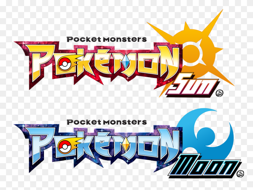 800x584 Pokemon Sun Moon Logos - Pokemon Logo PNG