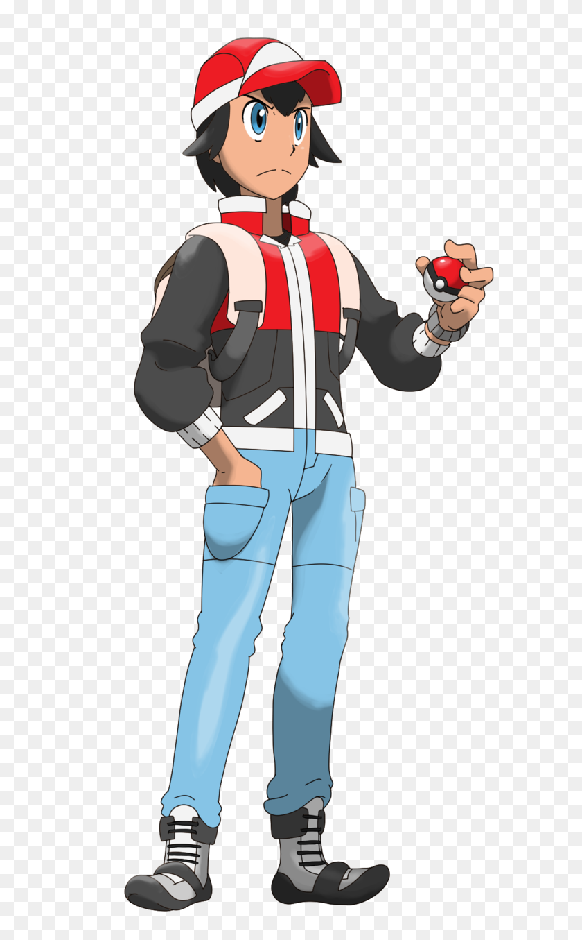 617x1295 Entrenador Pokemon Masculino - Entrenador Pokemon Png