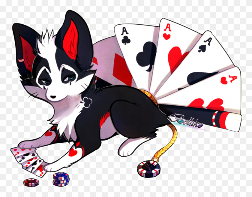 900x688 Покер Face - Покер Клипарт