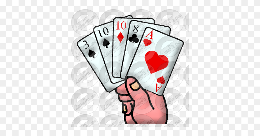 380x380 Poker Picture For Classroom Therapy Use - Poker Clip Art
