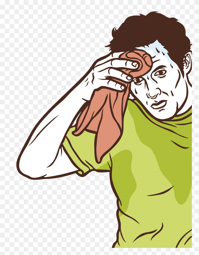 2880x3745 Pol - Blowing Nose Clipart