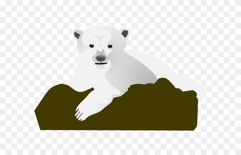 640x480 Polar Bear Clip Art - Polar Bear Clipart