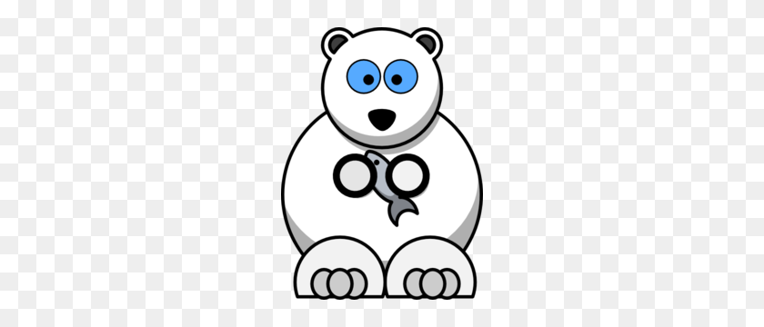 222x300 Бесплатные Картинки Белого Медведя - Бесплатные Картинки Белый Медведь Клипарт