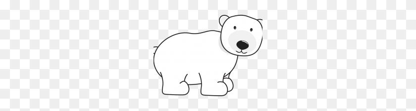 220x165 Бесплатный Школьный Клипарт Белый Медведь - Арктический Клипарт