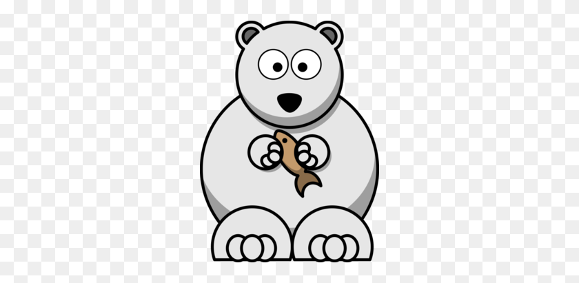 260x351 Png Белый Медведь - Медведь Йоги Клипарт