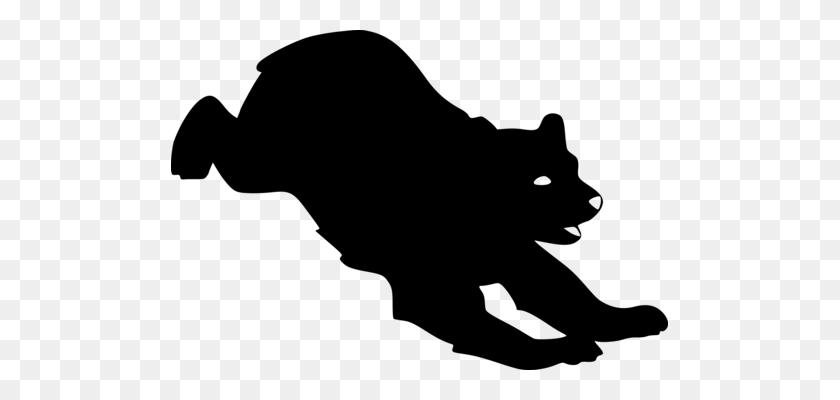 497x340 Белый Медведь Медведь Гризли Американский Черный Медведь Рычит Бесплатно - Черный Медведь Клипарт Черный И Белый