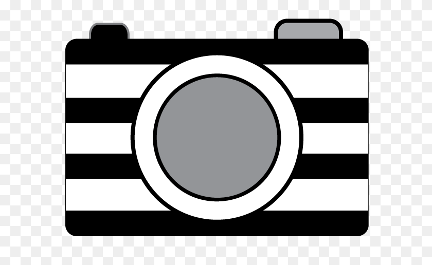 633x456 Polaroid Camera Clipart Imágenes Prediseñadas En Blanco Y Negro - Imagen Polaroid Png