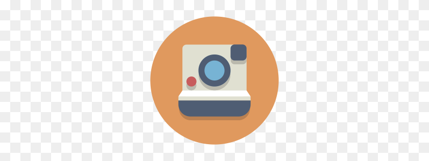 256x256 Значок Камеры Polaroid Myiconfinder - Клипарт Камеры Polaroid