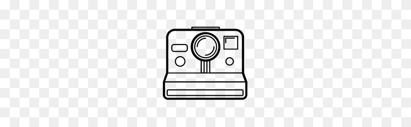 200x200 Polaroid Camera Icons Sustantivo Proyecto - Cámara Polaroid Png