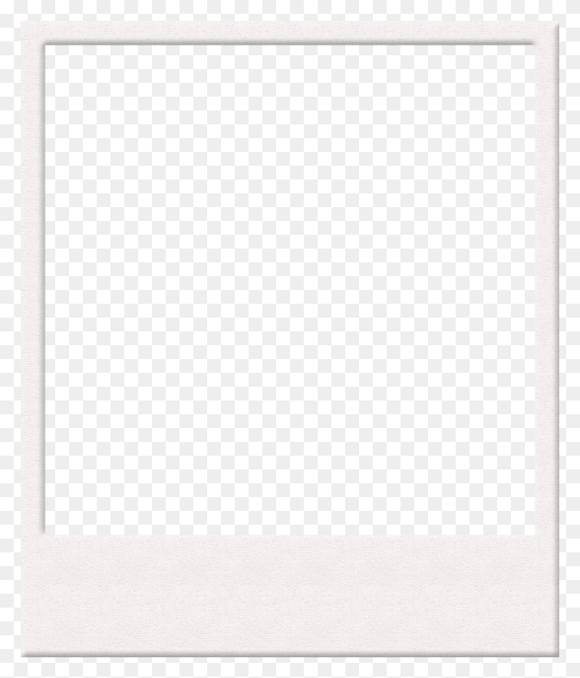 900x1064 Polaroid Frame Template Png - Polaroid PNG Template