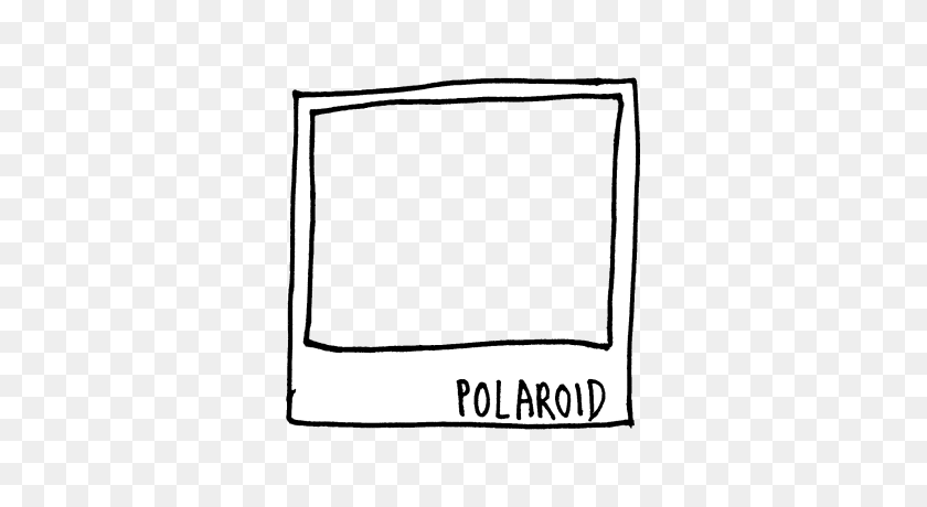 400x400 Рамка Polaroid На Tumblr - Граница Поляроид Png
