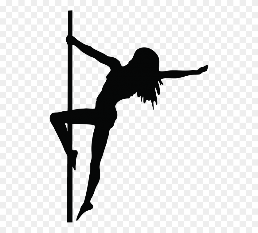 518x700 Pole Dance Png Images Free Download - Dance Clipart Black And White