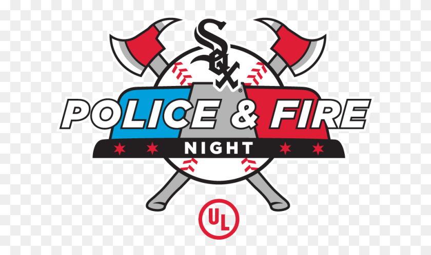 960x540 Police And Fire Night - White Sox Logo PNG