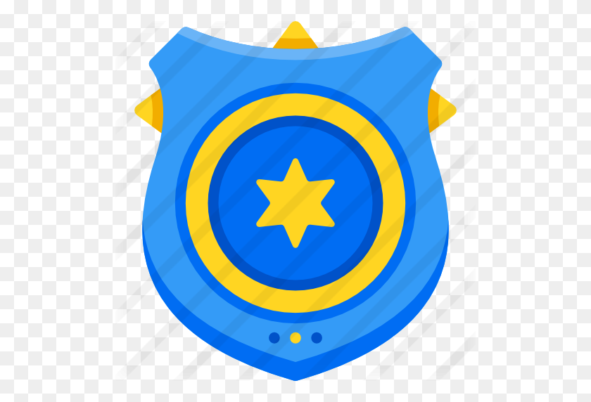 512x512 Police Badge - Security Icon PNG