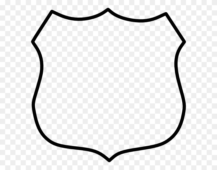 600x598 Police Badge Clipart Clipart Crossword - Police Badge PNG