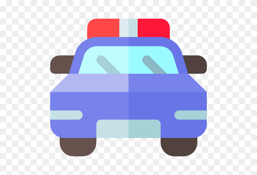 512x512 Police Car - Police Siren Clipart