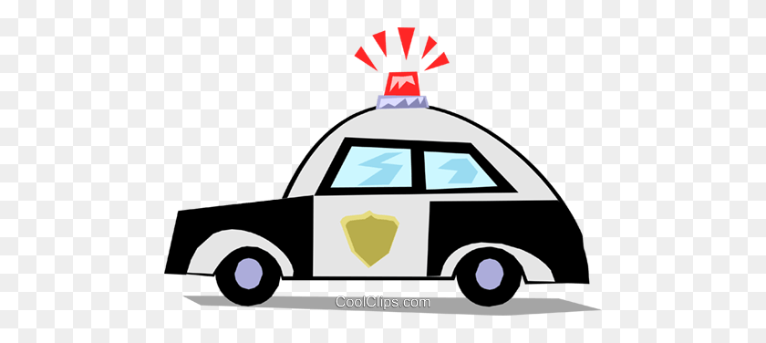 480x316 Police Car Royalty Free Vector Clip Art Illustration - Police Car Clipart