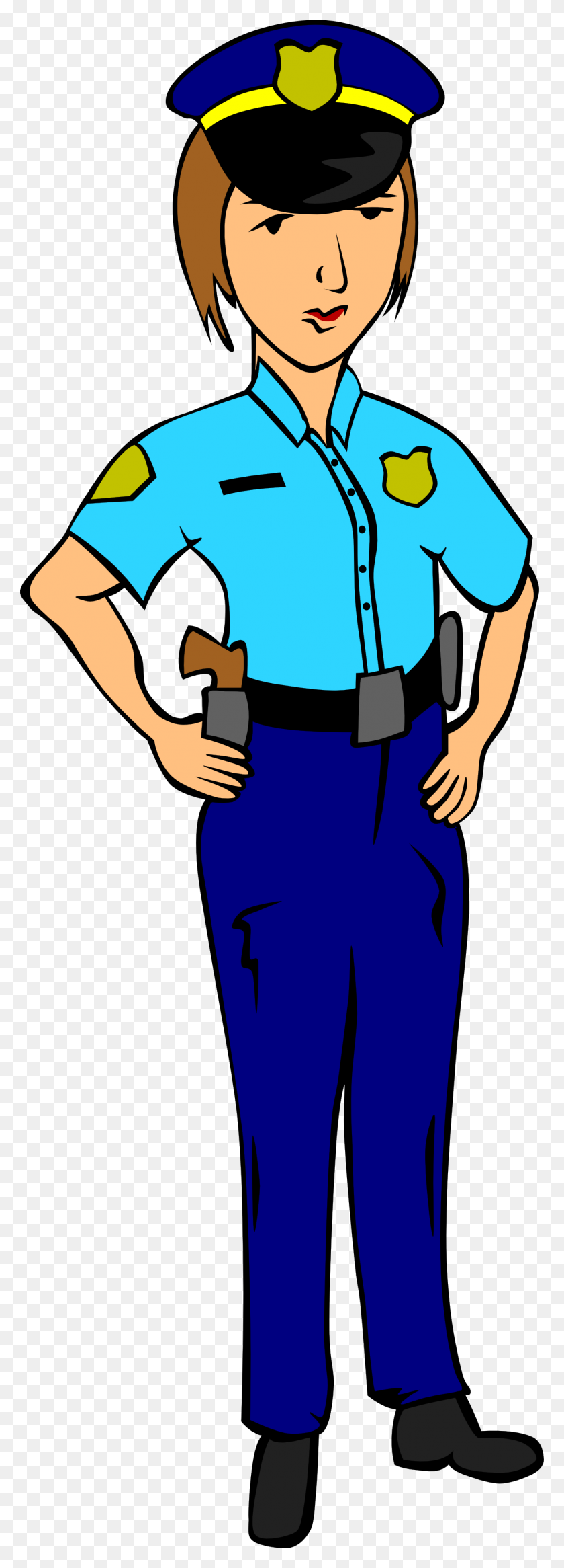 1331x3878 La Policía Clipart