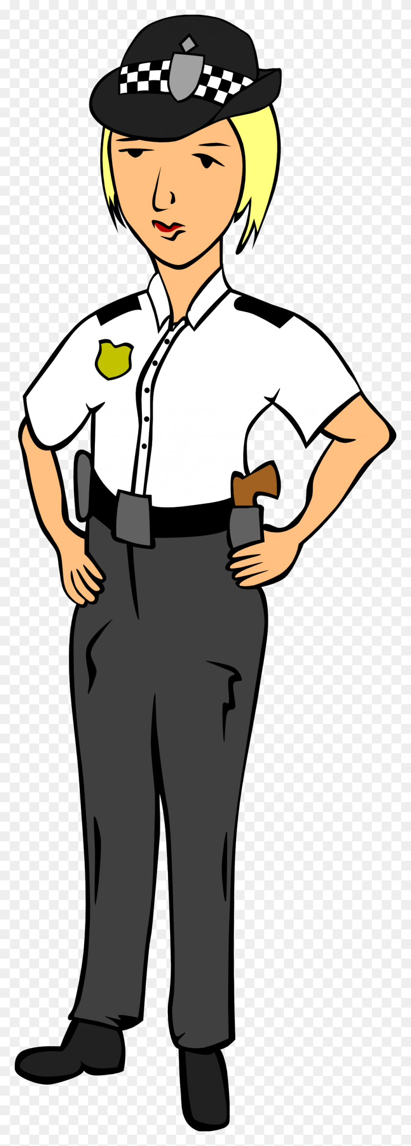 999x2925 Police Clipart Lady - Color Guard Clipart