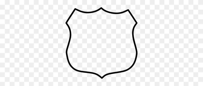 298x297 Police Clipart Police Badge - Police Clipart