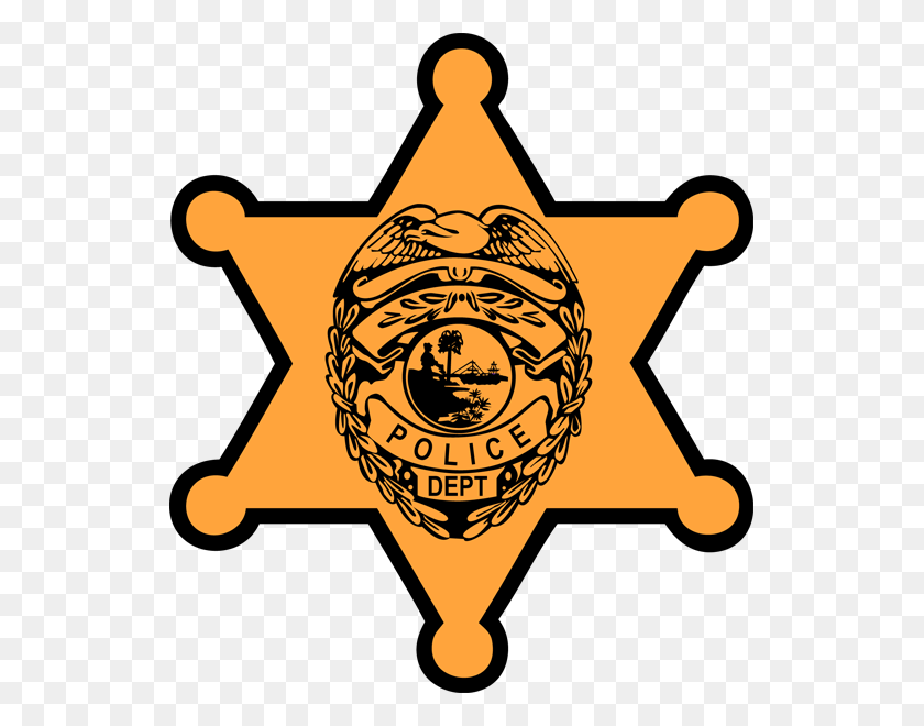 531x600 Policía Clipart Sheriff - Mujer Policía Clipart