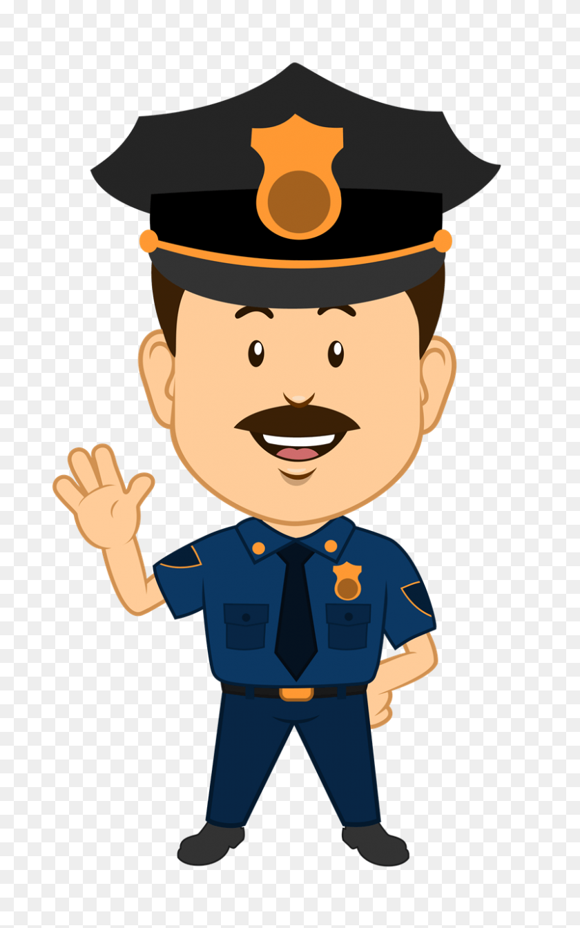 800x1317 Police Cliparts - Police Hat Clipart