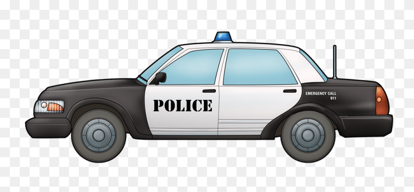 1000x425 Полицейские Клипарты Прозрачные - Полицейская Машина Png