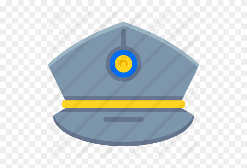 512x512 Полицейская Шляпа - Полицейская Шляпа Png
