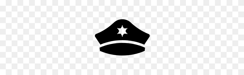 200x200 Police Hat Icons Noun Project - Cop Hat PNG