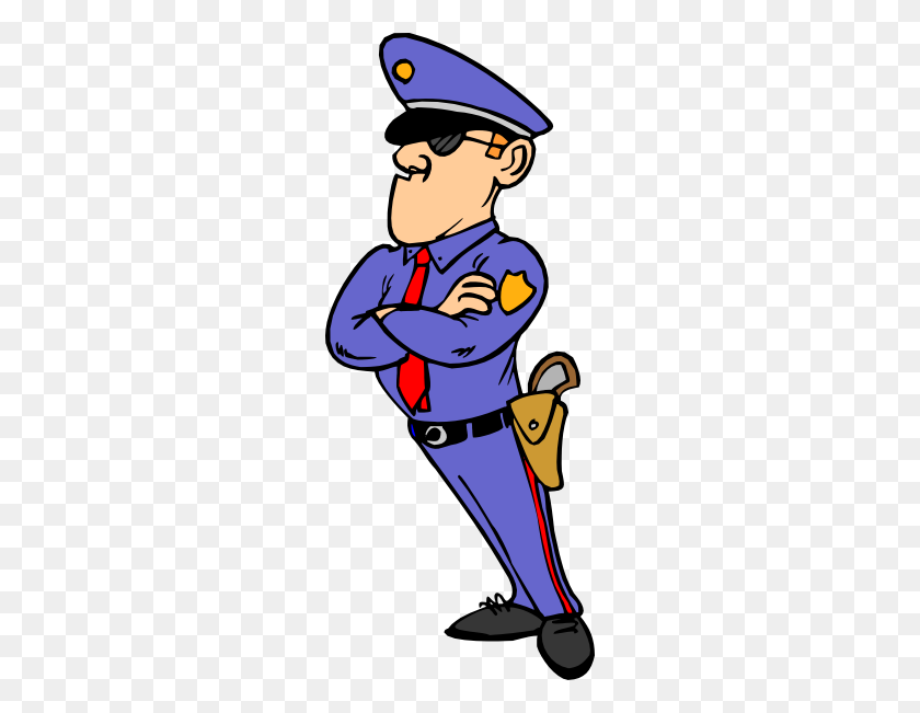 246x591 Clipart De Oficial De Policía - Clipart De Oficial De Policía