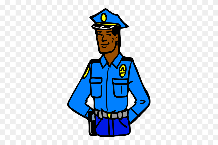 322x500 Police Officer Clip Art Clipart - Police Officer Clipart