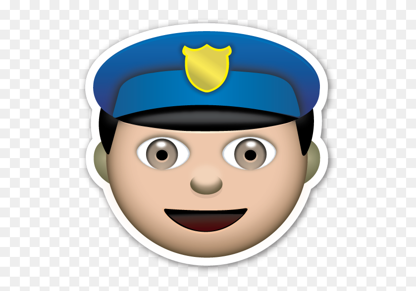 528x529 Police Officer Face Clipart Clip Art Images - Police Siren PNG