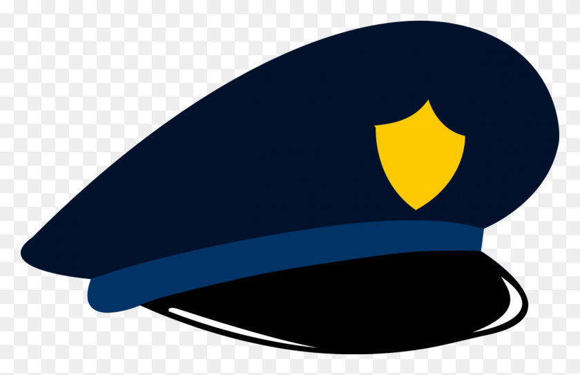 1210x750 Police Officer Peaked Cap Hat - Fancy Hat Clipart
